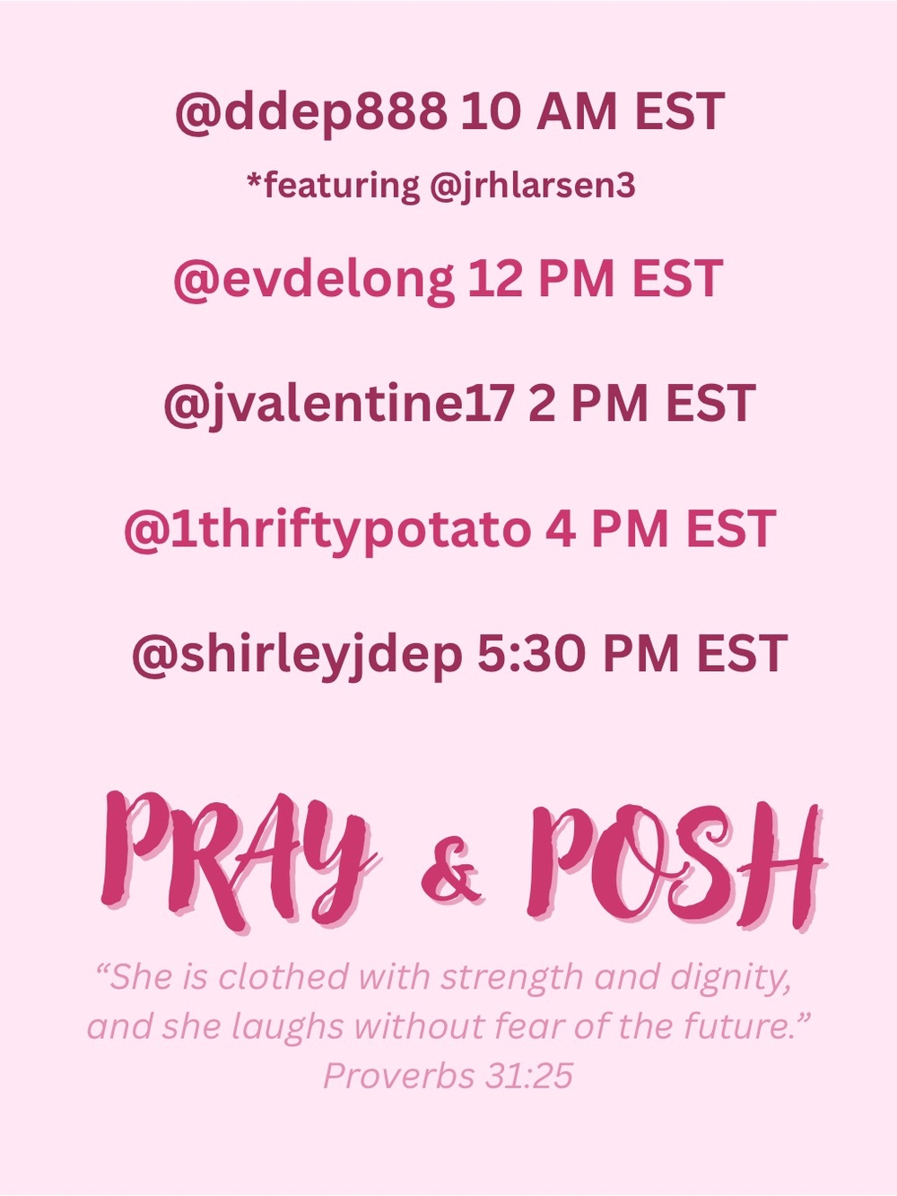 LIVE! Pray & Posh TRAIN! - Picture 2 of 2